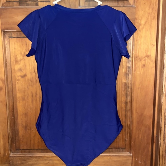 BATHING SUIT ONE PIECE ZIP FRONT - Picture 2 of 2